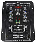 Rockville Rdj2 2 Channel Dj Mixer With Usb  Cue Monitor  Talkover  4 Line Inputs