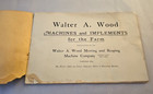 1900 s Salesman Catalog Walter A  Wood Machines   Implemments Hoosick Falls   Ny