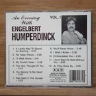 Engelbert Humperdinck An Evening With Cd Vol  1 Digital Mastering