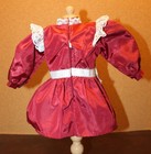 1991 American Girl Pleasant Company Samantha Cranberry Christmas Dress