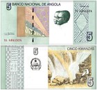 Angola 5-10 Kwanzas 2 Pieces Set  2012  P-151a-151b  Unc