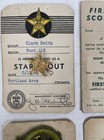 Mixed Lot Of Vtg  Boy Scout Merit Badges  Cards Star Scout Pin 1950s