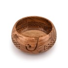 Yarn Storage Wooden Yarn Bowl Hand Made For Knitting And Crochet Crocheting A   