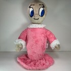 Pink Plush Character Stuffed Animal Toy Doll Aspyn Grove Handmade Mink Plush  