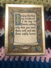 Vtg Antioch Bookplate Co Original Open Box 40 unused Book Plates Grape Scroll