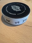 Los Angeles Kings Vs St  Louis Blues Official Game Used Puck March 5 2025