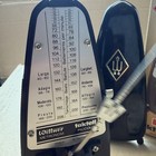 Vintage Wittner Taktell Piccolo Metronome Black West Germany Wind Up Box Manual