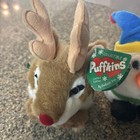 Vintage Puffkins Lot 4 Holiday Christmas Swibco Plush With Tags Rudy Blizzard