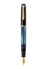 Pelikan M200 Pearl Blue Fountain Pen - Medium Nib Pen