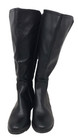 Croft   Barrow Women s Karaa Zip Up Comfort Knee-high Boots Black Size 9 5 90cd