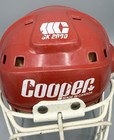 Cooper Red Sk2000 Ice Hockey Helmet With Hm 40 Mask Vintage Goalie W wear