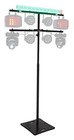 Rockville Rlf6 Black 10 Foot Solid Base Tree Bar Lighting projector Dj Stand bag
