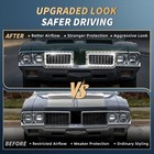 Switchback Led Drl Signal Light Front Grille For 1970 Oldsmobile Cutlass 442 F85