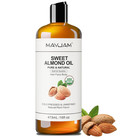 Organic Sweet Almond Oil  For Skin  Face  Hair Moisturizing 16 Oz