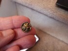 6 Antique Victorian Matching Steel Cut Floral Leaf Metal Picture Button Lot  67