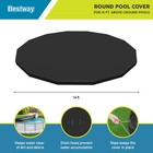 Bestway Flowclear Round 14  Pool Cover For Above Ground Frame Pools  cover Only 