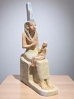 Rare Ancient Egyptian Antiques Antique Pharaonic Statue Goddess Isis With Horus