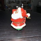 Vintage 1997 Enesco Coca Cola African American Santa Playing Piano Ornament Read