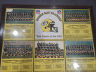 Vintage 19x15 Green Bay Packers 1960s Championship Plaque- Re-stained   Polished