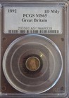 1892 Great Britain Maundy Coin Set 1 2 3 4 Pence All Pcgs Ms65 Gem Unc Victoria