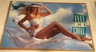 Vintage Beer Poster Lot Of 10 - Budweiser  Coors  Miller  Sexy Blonde Girl