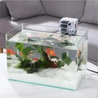 Aquarium Waterfall Filter Pump Fish Tank Hang External Oxygen Pump Water Filter