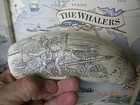 Scrimshaw Sperm Whale Tooth Resin Reproduction   Napoleon  7 Inches Long