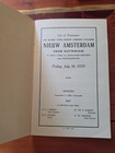 Holland-america 1939 List Of Passengers Nieuw Amste  T s s Rotterdam To New York