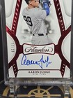 2025 Panini Red Flawless - Aaron Judge - Autographed Card         13 20 Sealed         