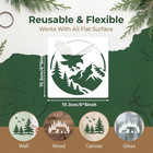 20 Pcs Forest Animal Stencils Scorch Paint Wood Burning Stencils For Crafts