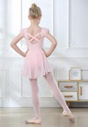 Ballet Leotards For Girls Toddler Dance Leotard Flutter Sleeve And Criss-cros   