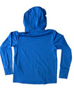 Patagonia Kid   s Capilene Silkweight Vessel Blue Hoody 40  Upf Size Large  12 