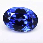 Untreated Natural Kashmiri Blue Sapphire 9 55 Ct  Certified Loose Oval Gemstone