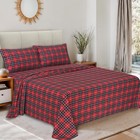 New- Flannel Sheets Queen Size - 100  Cotton Double Brushed Bed Sheets