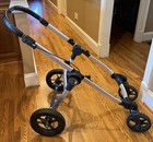 City Select By Baby Jogger Double Stroller Black Chassis Frame 4 Wheels Brake