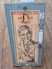 Rare Esco Chicago Usa 1950 2 Cent Coin Vending Machine W display  Cards