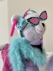 Barbie Pose Me Pets Lot Of 2 Plush Animals With Shoes As Pictured