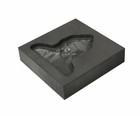 Small Buddha 3d Graphite Ingot Mold Silver Gold Copper Aluminum Metal Casting