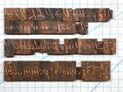 Trafton Script Letterpress Wood Type 10  12   15 Line pica Vintage Sorts