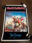 Vintage Iron Maiden The Trooper Felt Black Light Poster 1984 Rare Funky  806