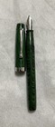  near Mint  Fpr Himalaya V2 Chrome Green Ebonite  Steel Ef Ultra Flex Nib  2ink