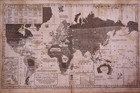 Rare Antique 1833 Map Moral   Political Chart Of The World By W  C  Woodbridge