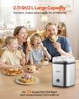 Vevor Ice Cream Maker Stainless Steel Automatic Machine 2 11 Qt Capacity Silver