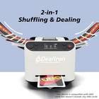 All-in-one Automatic Card Shuffler And Dealer with 8 White black 