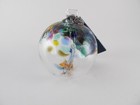Kitras Art Glass Ball - Tree Of Friendship - Glass Ornament - In Box With Tag