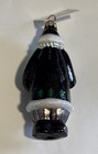 Rare Christopher Radko Russian Santa Claus Black Robe Xmas Tree Ornament Retired