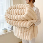 Luxury Extra Soft Plush Blanket Thickened Warm Winter Fleece Bed Throw Washable