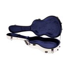 Crossrock Fiberglass Classical Guitar Case  4 4 Full Size Acoustic Guitar Case