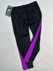 New Gk Elite Capri Leggings Gymnastics Black Purple Leotard Pants Girl Tights As