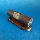 40s Vintage Park Sherman Brass Wood Perpetual Desk Calendar Mcm
